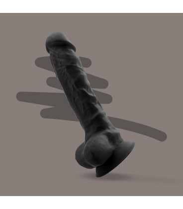 TESSUDO PREMIUM SILICONE DILDO 9" CHOCOLATE CRUSHIOUS