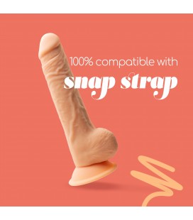 DILDO PREMIUM SILICONA TESSUDO 9,5" VAINILLA CRUSHIOUS