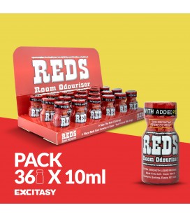 PACK WITH 36 REDS 10ML