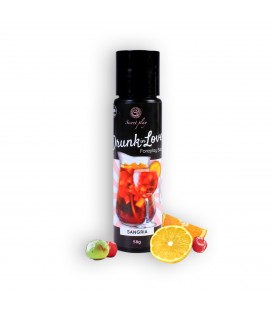 BÁLSAMO LUBRIFICANTE SABOR SANGRIA DRUNK IN LOVE SECRET PLAY 60ML