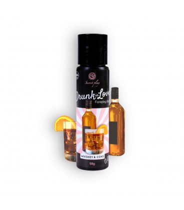 BALSAMO LUBRICANTE SABOR WHISKY COLA DRUNK IN LOVE SECRET PLAY 60ML