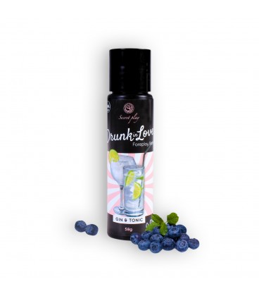 BALM LUBRICANT GIN TONIC FLAVOUR DRUNK IN LOVE SECRET PLAY 60ML