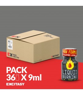 PACK WITH 36 LIQUID BURNING 9ML