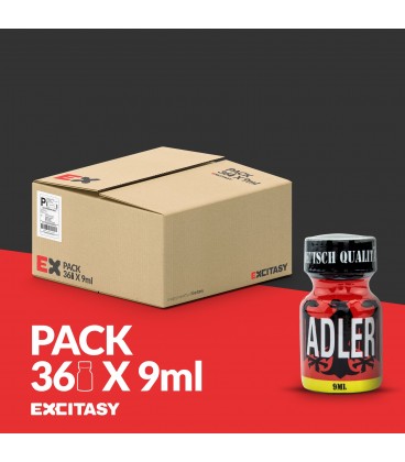 PACK WITH 36 ADLER POPPERS 9ML