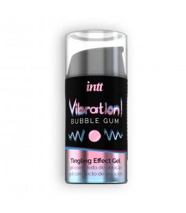 GEL CON VIBRACIÓN VIBRATION CHICLE INTT 15ML