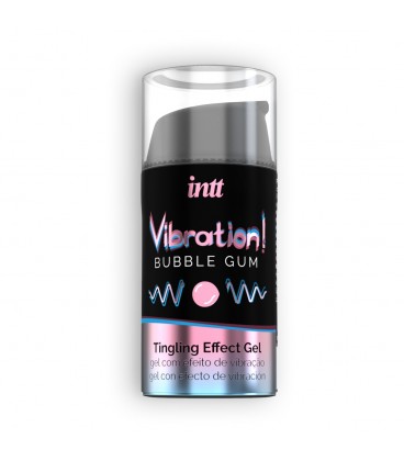 GEL CON VIBRACIÓN VIBRATION CHICLE INTT 15ML