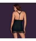 OBSESSIVE CHICCANTA CHEMISE AND THONG BLACK