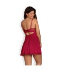 OBSESSIVE ROSALYNE BABYDOLL AND THONG RED