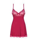 OBSESSIVE ROSALYNE BABYDOLL AND THONG RED