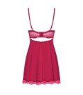 OBSESSIVE ROSALYNE BABYDOLL AND THONG RED