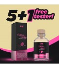 PACK 5 + 1 TESTER GEL DE MASSAGEM COM SABOR A ALGODÃO DOCE INTT 30ML