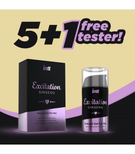 PACK 5 + 1 TESTER GEL ESTIMULANTE PARA ELLA EXCITATION INTT 15ML