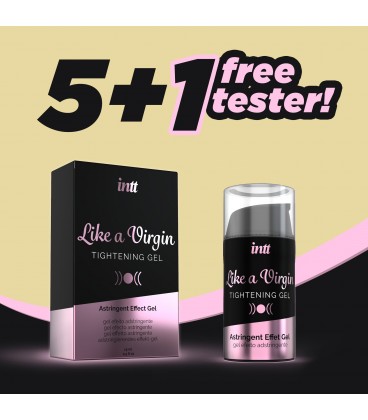 PACK 5 + 1 TESTER GEL ADSTRIGENTE PARA ELLA LIKE A VIRGIN INTT 15ML