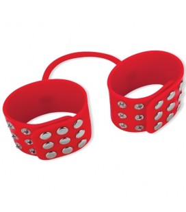 SILICONE CUFFS RED