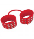 ALGEMAS DE SILICONE SILICONE CUFFS VERMELHAS