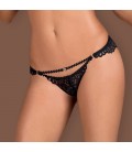 OBSESSIVE MIXTY CROTCHLESS PANTY BLACK