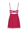 QUEEN SIZE OBSESSIVE ROSALYNE BABYDOLL AND THONG RED