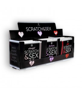 EXPOSITOR RASCA Y GANA SCRATCH & SEX SECRET PLAY