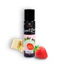 GEL LUBRIFICANTE COM SABOR A MORANGO E CHOCOLATE BRANCO SWEET LOVE SECRET PLAY 60ML