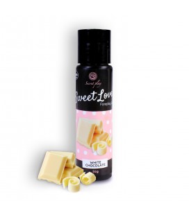 GEL LUBRIFICANTE COM SABOR A CHOCOLATE BRANCO SWEET LOVE SECRET PLAY 60ML