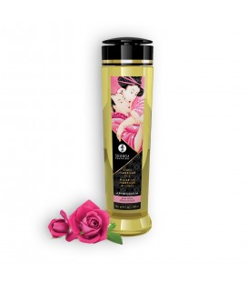 ÓLEO DE MASSAGEM SHUNGA APHRODISIA ROSA 240ML