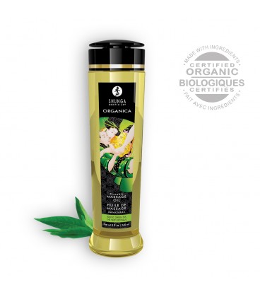 ÓLEO DE MASSAGEM SHUNGA ORGANICA CHÁ VERDE 240ML