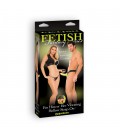 FETISH FANTASY SERIES GLOW IN THE DARK VIBRATING HOLLOW STRAP-ON