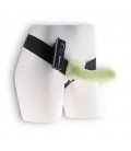 FETISH FANTASY SERIES GLOW IN THE DARK VIBRATING HOLLOW STRAP-ON