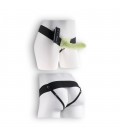 FETISH FANTASY SERIES GLOW IN THE DARK VIBRATING HOLLOW STRAP-ON