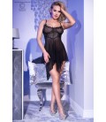 CR-4370 BABYDOLL AND THONG BLACK