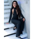 CR-4328 JUMPSUIT BLACK