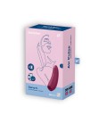 ESTIMULADOR CURVY 1+ COM APP SATISFYER VERMELHO ROSADO