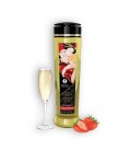 ÓLEO DE MASSAGEM SHUNGA ROMANCE MORANGO CHAMPANHE 240ML