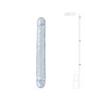 DILDO DUPLO JR. DOUBLE DONG 12'' TRANSPARENTE