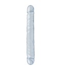 DILDO DUPLO JR. DOUBLE DONG 12'' TRANSPARENTE