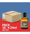 PACK WITH 18 JUICE ZERO POPPER 24ML