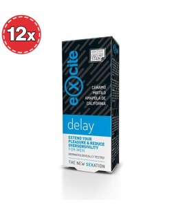 PACK WITH 12 MAN DELAY EXCITE GEL 15ML