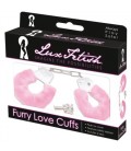 ALGEMAS COM PELUCHE FURRY LOVE CUFFS LUX FETISH ROSA