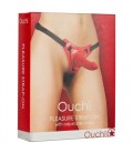 STRAP-ON OUCH! PLEASURE VERMELHO