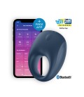 ANILLO VIBRADOR CON APP Y BLUETOOTH STRONG ONE RING SATISFYER AZUL