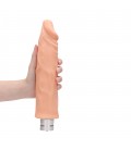 REALISTIC VIBRATING DILDO 10" REALROCK FLESH