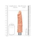 REALISTIC VIBRATING DILDO 9" REALROCK FLESH