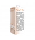 VIBRADOR REALÍSTICO 9" REALROCK BLANCO