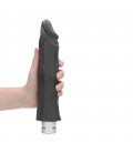 REALISTIC VIBRATING DILDO 9" REALROCK BLACK