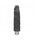 REALISTIC VIBRATING DILDO 9" REALROCK BLACK