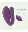 VIBRADOR RECARREGÁVEL COM COMANDO PLEASURISER CRUSHIOUS