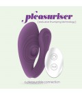 PLEASURISER RECHARGEABLE VIBRATOR WITH REMOTE CONTROL CRUSHIOUS