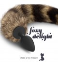 FOXY DELIGHT SILICONE ANAL PLUG WITH TAIL CRUSHIOUS