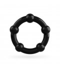 CONJUNTO DE ANILLOS DE PENE TRIPLE BEAD NEGROS CRUSHIOUS