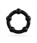 TRIPLE BEAD COCKRING SET BLACK CRUSHIOUS